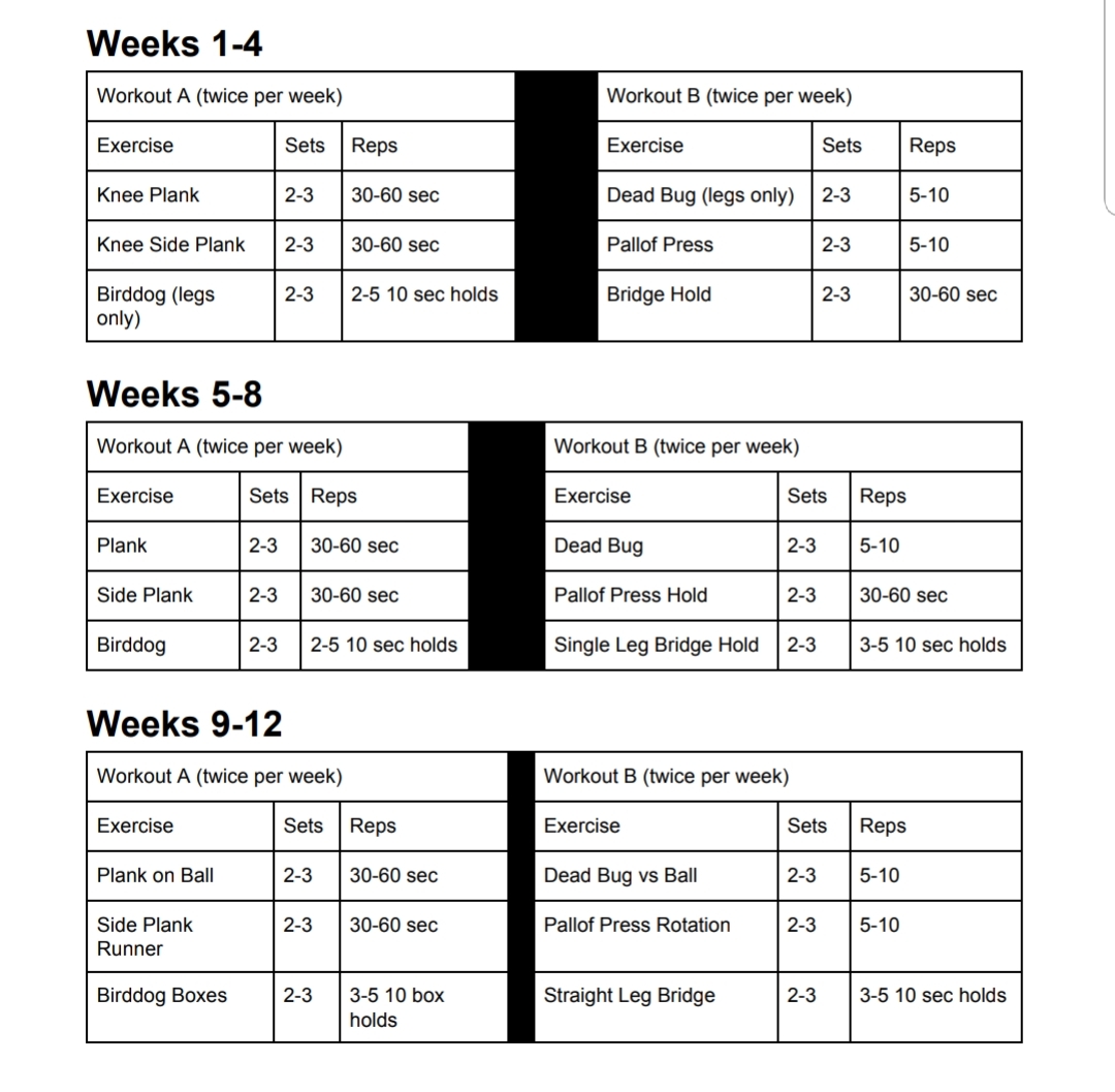 Sample 12-week Workout
